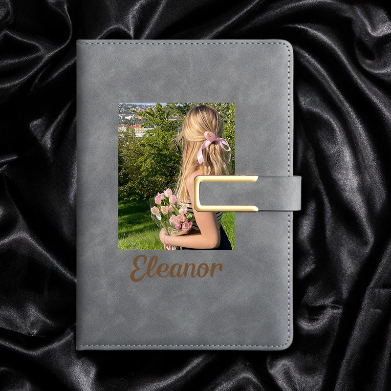 Leather Work Diary Covers - Cuaderno de cuero sintético personalizable con
