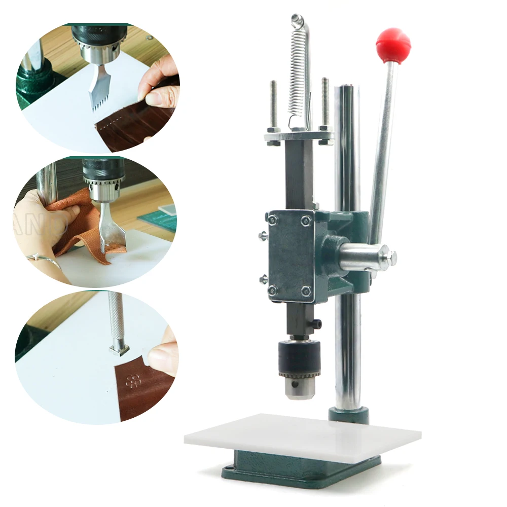 Leatherwork Hand Press - Máquina perforadora de agujeros de cuero