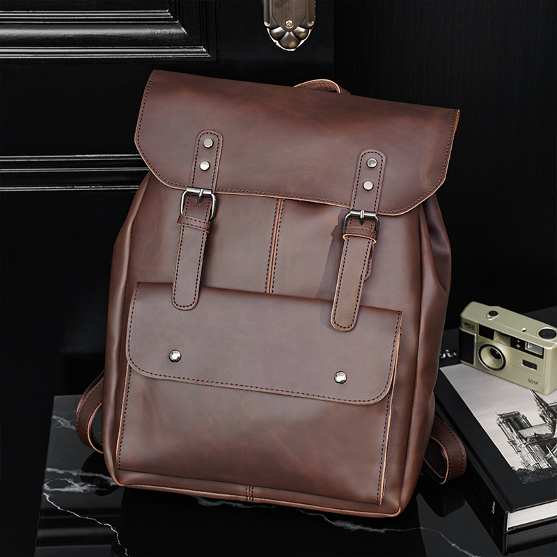 Mochila de cuero para hombre,  - Leather Work Rucksack Mens reseña y precio