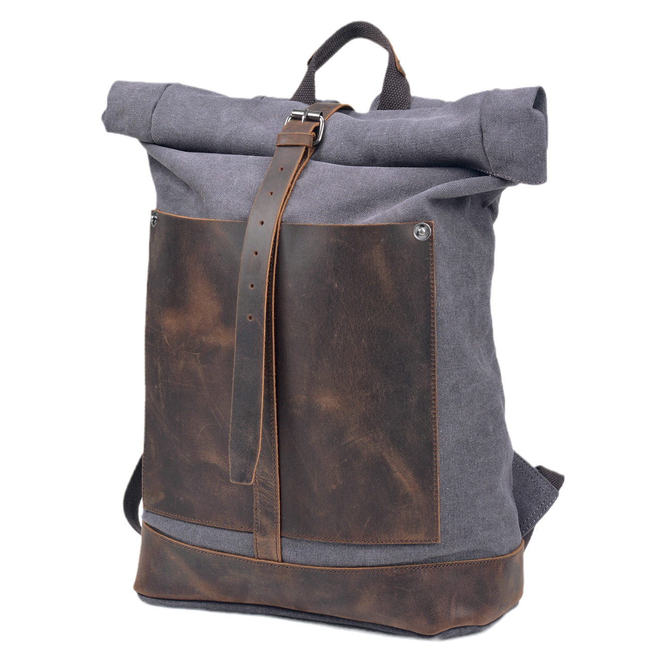 Mochila de Lona Encerada para  - Leather Work Rucksack Mens reseña y precio