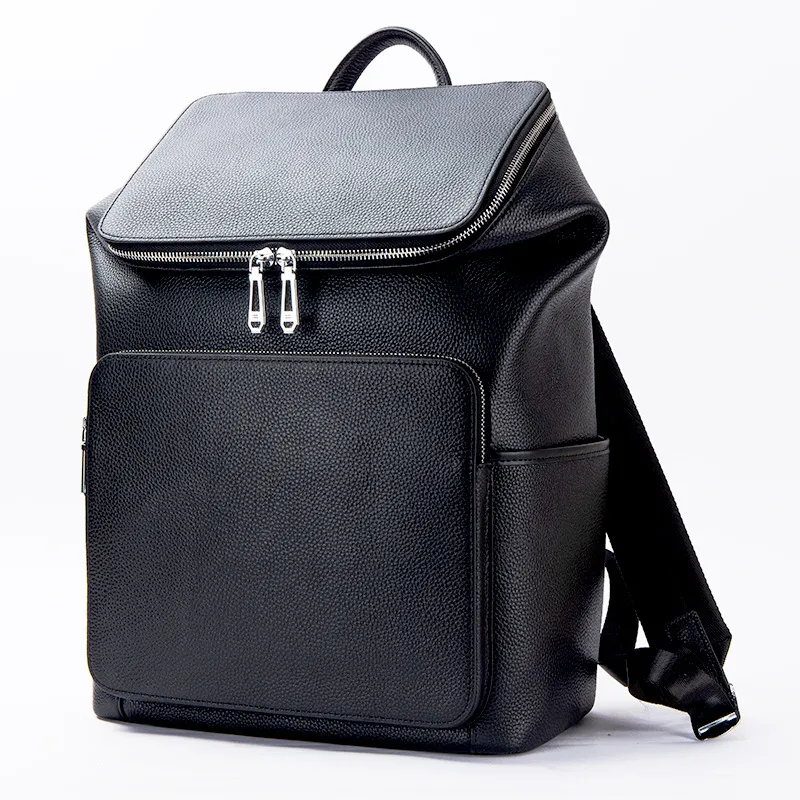 Mochila de cuero genuino para  - Leather Work Rucksack Mens reseña y precio