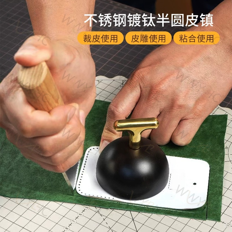 Prensa de cuero tipo T de acer - Leatherwork Hand Press reseña y precio